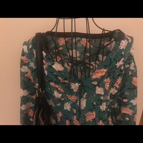 Old Navy Waist Defined Floral Dress - Picture 3 of 3